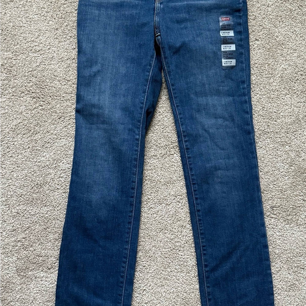 Levi 724 High Rise Slim Straight Jean